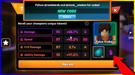 New Code And How To Get S Rank Champion In Anime Champions Simulator