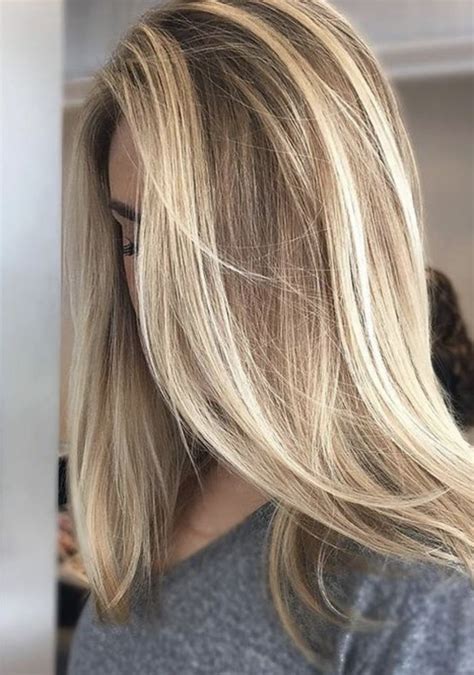 Coloration De Cheveux Les Tendances Balayage Blond à Adopter En 2019