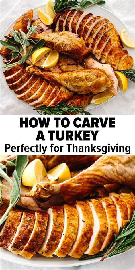 how to carve a turkey like a pro step by step downshiftology artofit