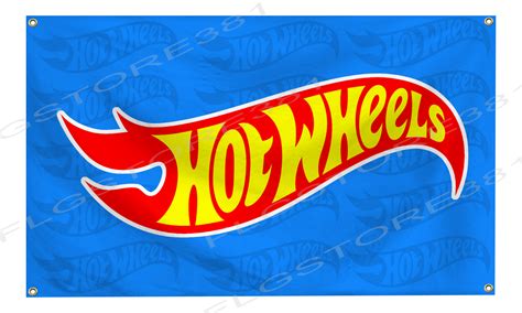 Hot Wheels Flag Banner8x55x33x2 Ft Mattel Toys Collectors Wall Decor Flag Ebay