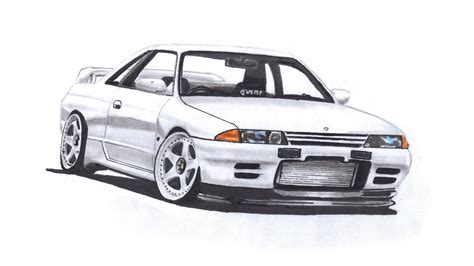 My Newest Drawing R32 Gtr Rautos