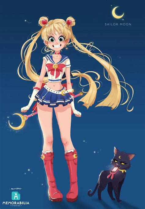 Cute Sailor Moon And Luna Wallpaper GAG