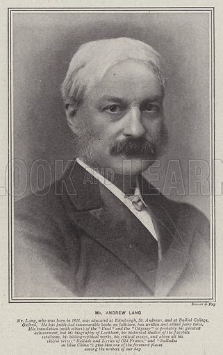 Andrew Lang Scottish Poet Novelist Critic And Collector Of Stock