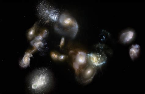 Astronomers Witness Birth Of Massive Galaxy Cluster