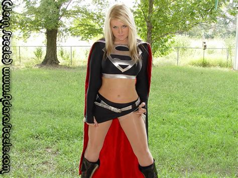 Jenn Steele In Evil Twin A Sexy Dark Supergirl Cosplay Photoshoot Images