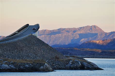 Wallpaper Landscape Sea Lake Water Rock Sky Road Norway