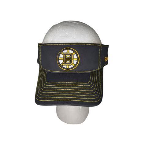 Reebok Nwt Reebok Nhl Boston Bruins Black And Yellow Visor Os Grailed