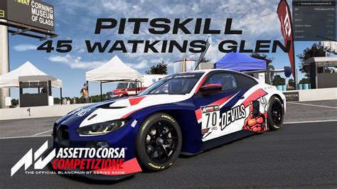 Pitskill Min Watkins Glen Assetto Corsa Competizione Youtube