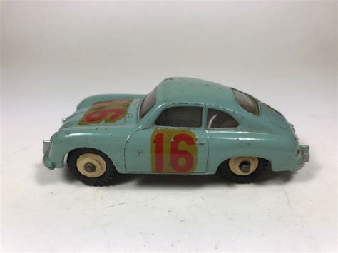 Vintage Die Cast Dinky Meccano Toy 1950s Porsche 356a Sports Car
