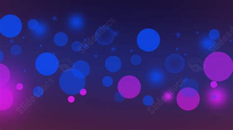 Business Gradient Glow Circle Blue Meeting Powerpoint Background For