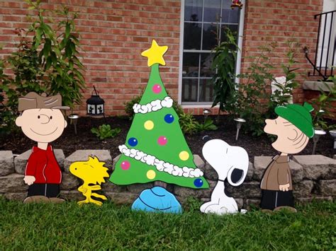 Peanuts Charlie Brown Christmas Yard Art Decorations Etsy