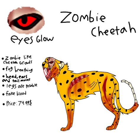 Spirit Halloween 2023 Zombie Cheetah By Sparkyanimate1205 On Deviantart