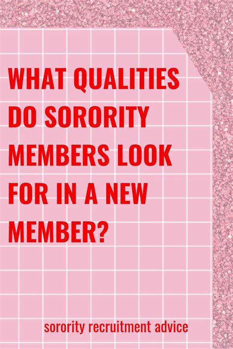 What Do Sororities Look For In A Pnm Sorority Recruitment Tips