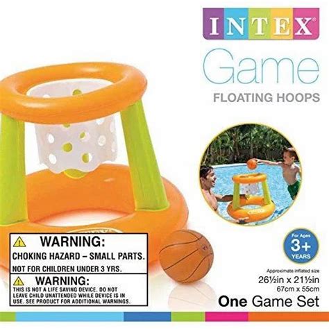 Floating Hoops Inflatable Basketball Water Pool Sport Toy 58504