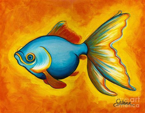 Goldfish Canvas Print Canvas Art By Sabina Espinet Paintings