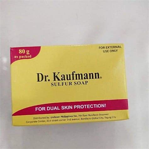 Dr Kaufmann Medicated Sulfur Soap 80g Shopee Philippines