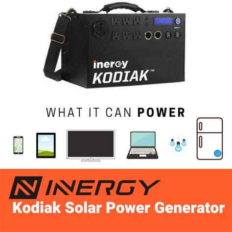 Inergy Kodiak Portable Solar Generator Solar Power Solar Generator
