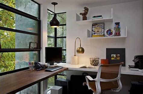 Estudio De Moderno Diseño Home Study Rooms Home Office Design