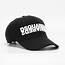 Dsquared  Hats Double Logo Cotton Cap In Black BCM028205C00001