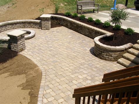 15 outdoor projects for your back yard. Wonderful Stone Pavers Patio Ideas Lowes Paver Modern Outdoor Driveway Patios Building A Do It ...
