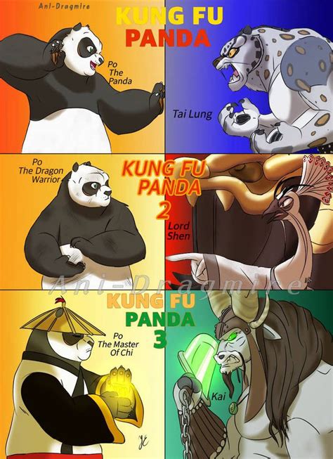 Kung Fu Panda Trilogy Color By Anidragmire Kung Fu Panda Kung Fu