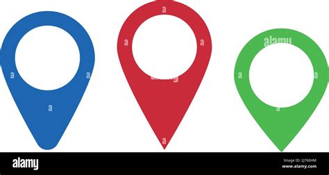 Map Pin Icon Set Location Display On A Map Editable Vector Stock
