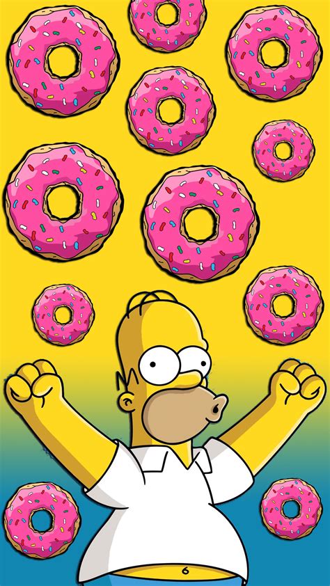 Homer Donut The Simpsons Dibujos De Los Simpson Fondos De Los Porn