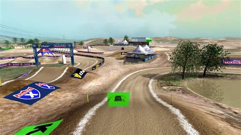 2013 Hangtown Motocross Animated Track Map Path Cam Youtube