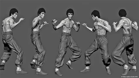 Bruce Lee Zbrush Zbrushcentral
