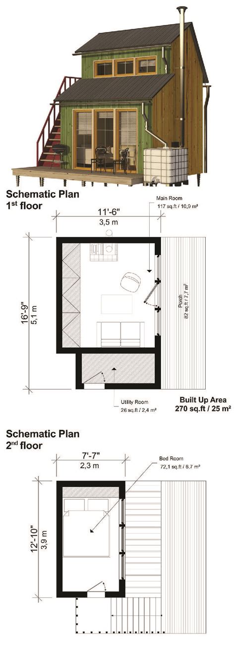 2 Story Tiny House Plans Ideas For Your Next Small Home House Plans