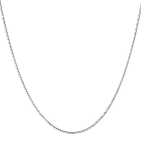 Marisol And Poppy Fine Sterling Silver 18 Snake Chain Unisex For Adult