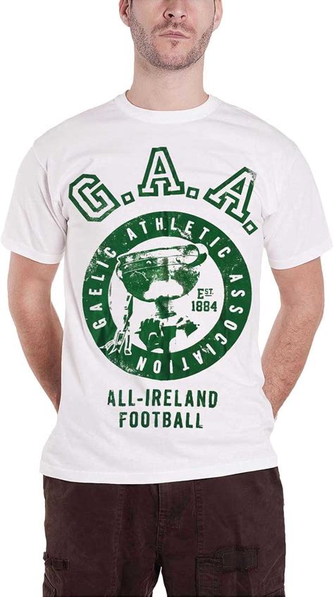 Official Mens Gaa T Shirt All Ireland Gaelic Football Sport
