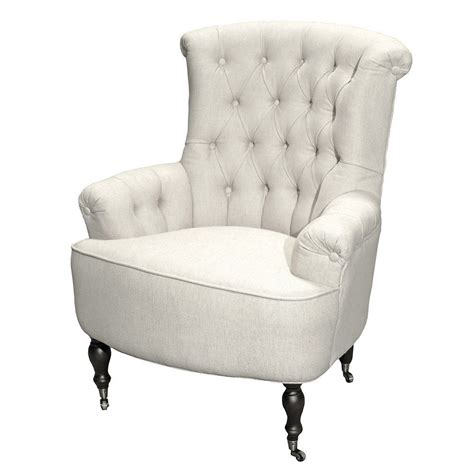 Cream Tufted Armchair On Temple And Webster Today Furniture Armchair