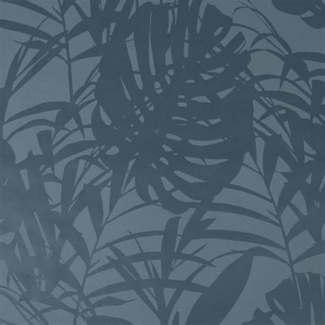 Superfresco Easy Palm Leaf Navy Blue Wallpaper