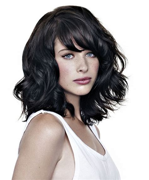 Pictures Best Haircuts For Wavy Hair Medium Layered