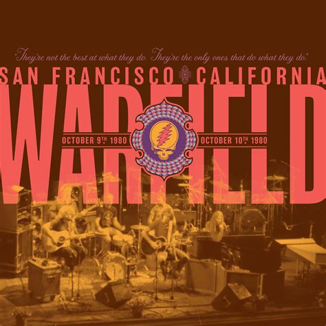 Grateful Dead The Warfield San Francisco Ca 10980 And Vinyl 2lp Re