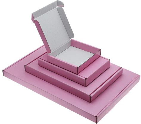 Buy Satin Pink C6 C5 C4 Matt Pip Boxes Large Letter Cardboard Shipping