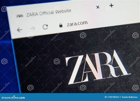 Sitio Web Zaracom Foco Selectivo Fotografía editorial Imagen de