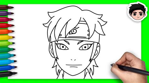 How To Draw Mitsuki Boruto Easy Step By Step Youtube