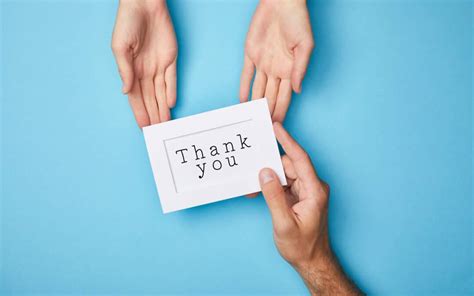 Thank You Cards In Business The Art Of Saying Thanks