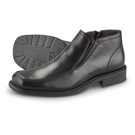 Mens Florsheim® Carson Dress Boots Black 158896 Dress Shoes At