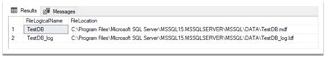 Sql Server Move Database Files Step By Step
