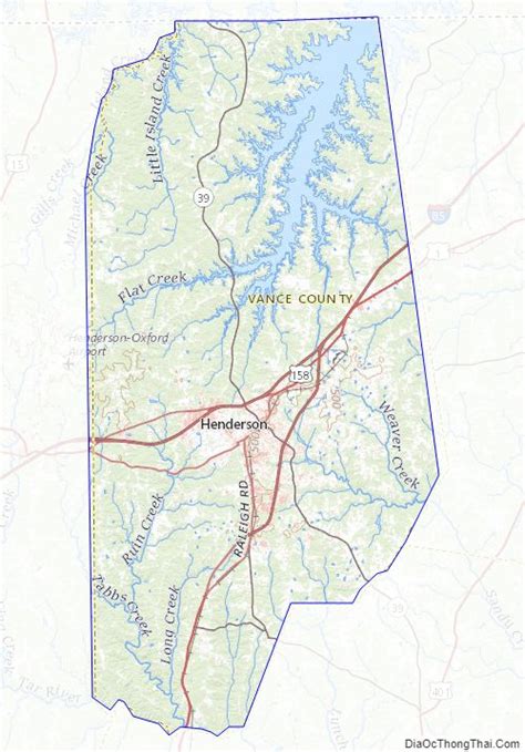 map of vance county north carolina Địa Ốc thông thái