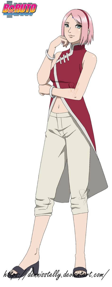 sakura uchiha boruto naruto the next generation by dennisstelly on deviantart