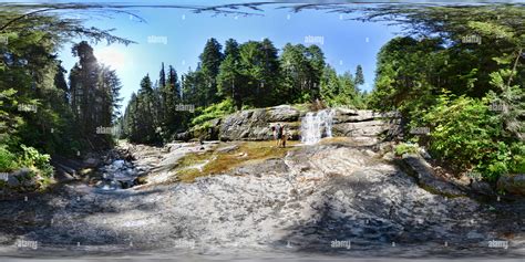 360° view of Denny Creek Falls - Alamy
