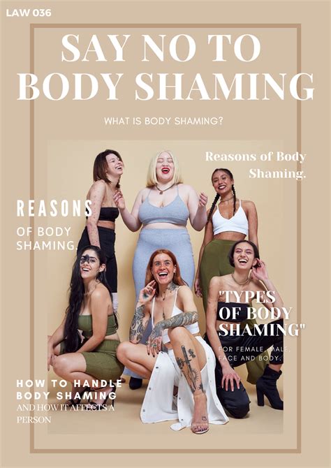 Say No To Body Shaming E Magazine Group Work Assignment Say No To