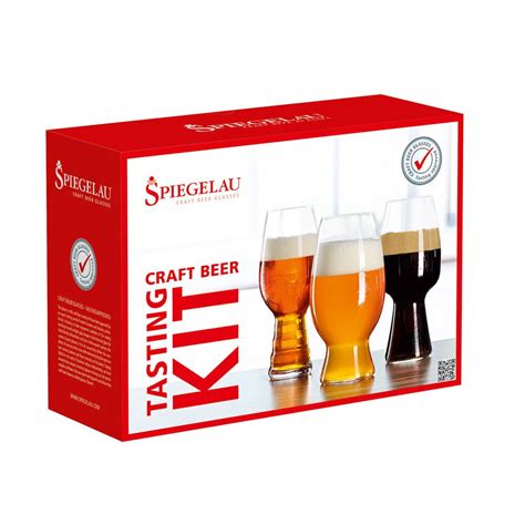 Spiegelau Craft Beer Tasting Kit Set Of 3 Beer Glasses