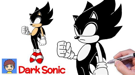 Dark Sonic Drawing