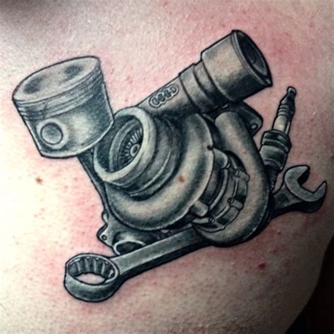 Mechanic tattoo... | Piston tattoo, Mechanic tattoo, Tool tattoo