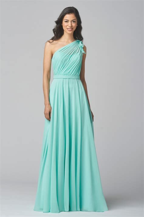 Scroll to see more images. WTOO 900 Bridesmaid Dress Chiffon One-Shoulder A-Line